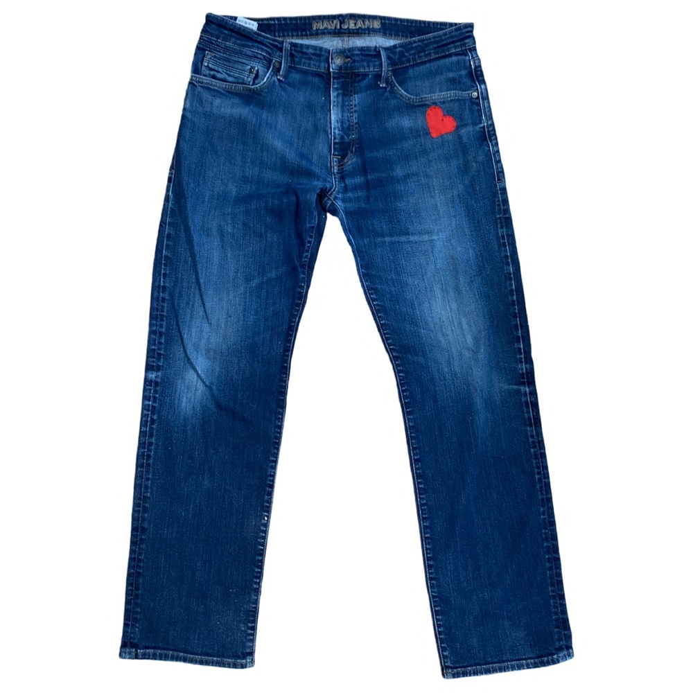 Mavi Jeans with Heart Patches
